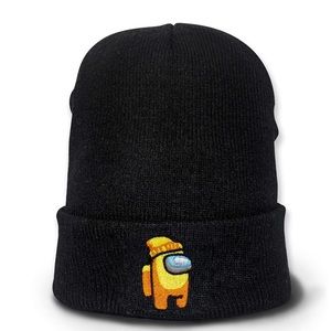 Among Us Game Embroidery Knit Cap